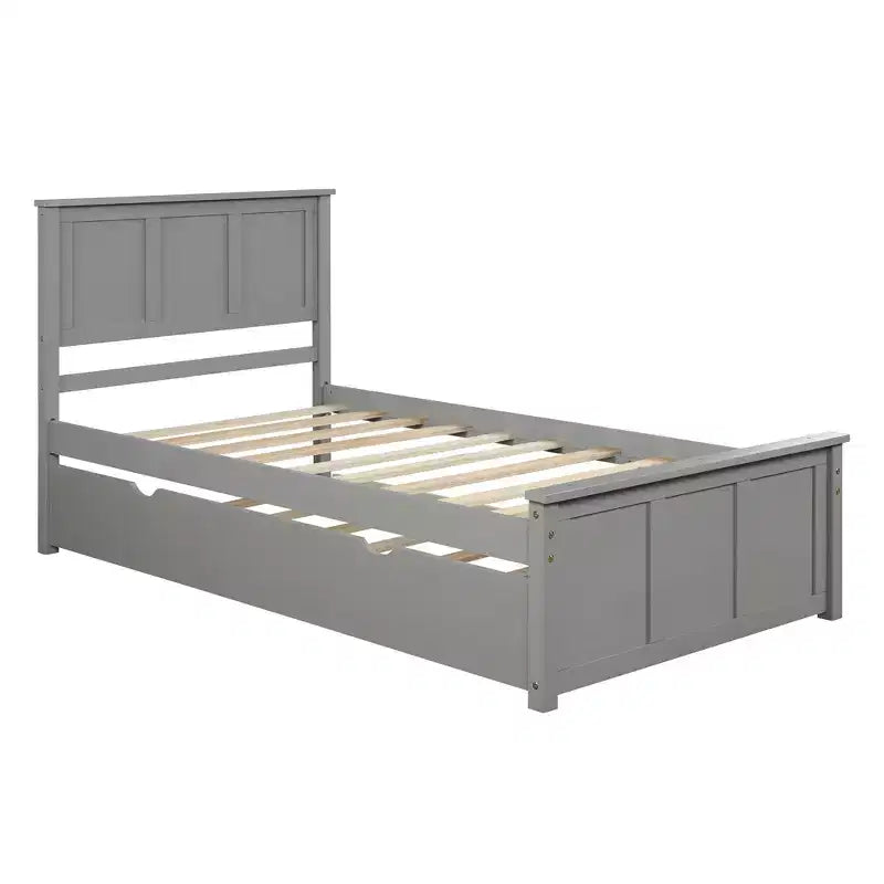 Struttura Letto Matrimoniale con 1 Cassetto e 2 Ruote, Divano Letto Matrimoniale e Letto Estraibile Adatti per Camere da Letto Familiari
