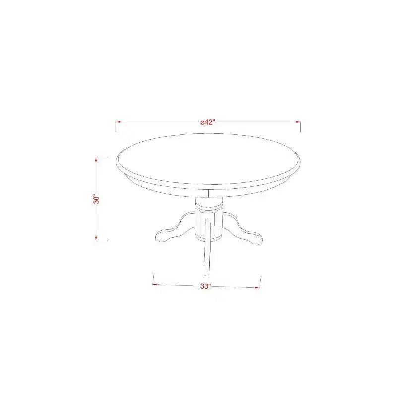 Tavolo da Cucina Rotondo e 2 Sedie - Design per Piccoli Spazi