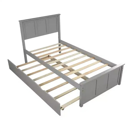 Struttura Letto Matrimoniale con 1 Cassetto e 2 Ruote, Divano Letto Matrimoniale e Letto Estraibile Adatti per Camere da Letto Familiari