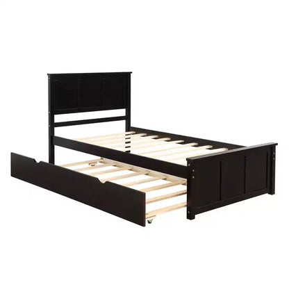 Struttura Letto Matrimoniale con 1 Cassetto e 2 Ruote, Divano Letto Matrimoniale e Letto Estraibile Adatti per Camere da Letto Familiari
