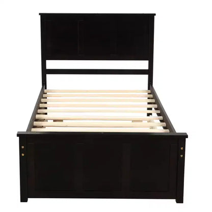 Struttura Letto Matrimoniale con 1 Cassetto e 2 Ruote, Divano Letto Matrimoniale e Letto Estraibile Adatti per Camere da Letto Familiari