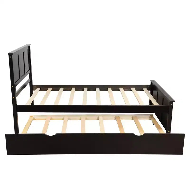 Struttura Letto Matrimoniale con 1 Cassetto e 2 Ruote, Divano Letto Matrimoniale e Letto Estraibile Adatti per Camere da Letto Familiari