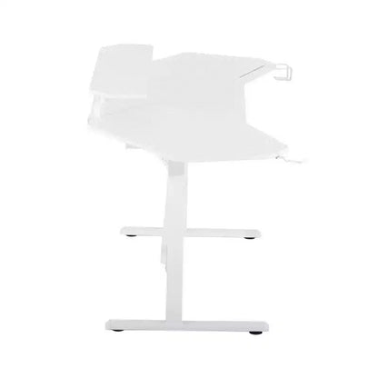 Scrivania da Gaming con Ripiani e Supporto per Accessori