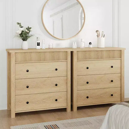 Comò a 3 cassetti per comodino da camera da letto,