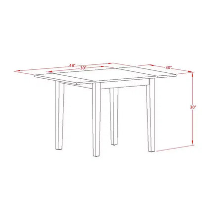 Set Tavolo da Pranzo 4 Sedie - Tessuto Lino Blu e Bianco - Set Cucina Moderno in Legno