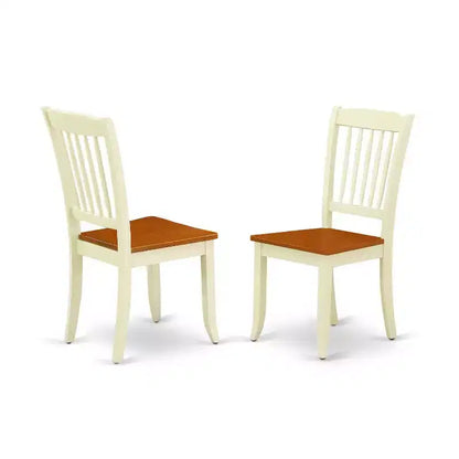 Set da pranzo retrò 6 pz Tavolo rettangolare con allunga e 4 sedie panca - 137/168 cm