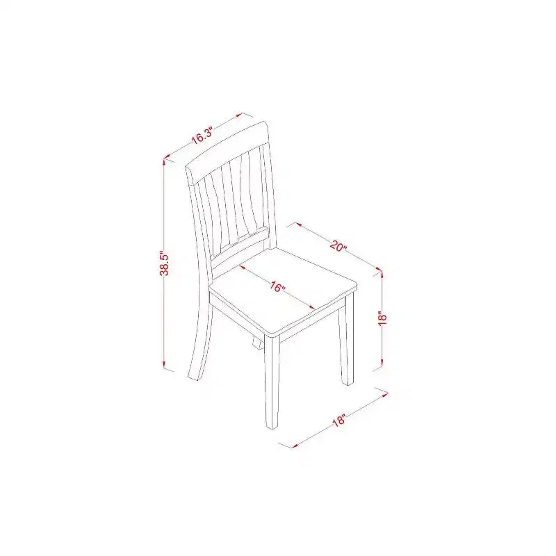 Set da Pranzo HomeStock 3 Pezzi con Finitura Marrone Naturale Quercia e Tavolo con Ribalta, Ideale per Piccoli Spazi