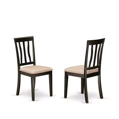 HomeStock Tavolo da Pranzo Rettangolare a 6 Pezzi con Piano in Legno Massello Finitura Cappuccino con 1 Panca, 4 Sedie
