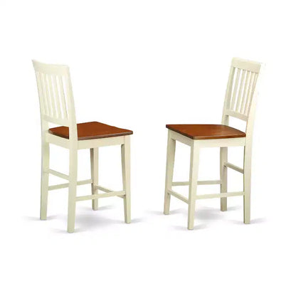 Set tavolo altezza bancone - Set da pranzo 3 pezzi in stile pub vintage con sgabelli