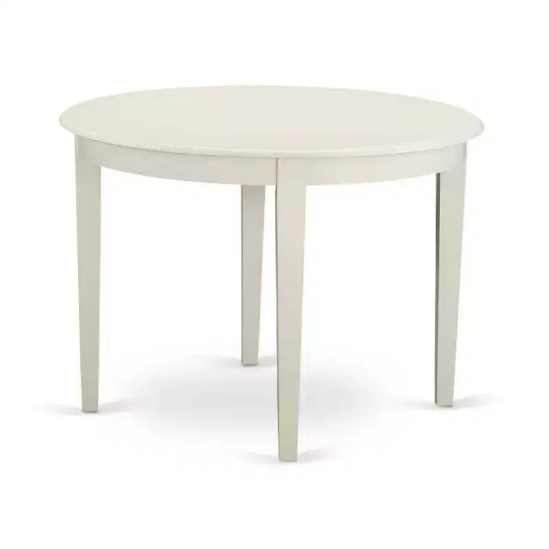 Set da pranzo 3 pezzi - Tavolo da cucina e 2 sedie da pranzo - Finitura bianca - Ideale per piccoli spazi