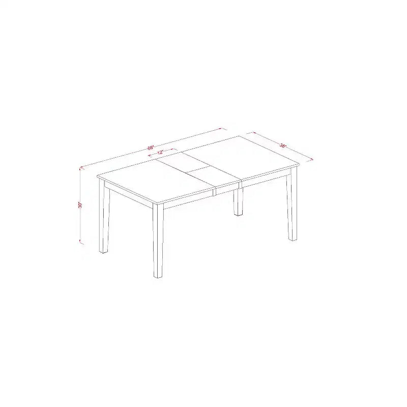 Set Sala da Pranzo 7 Pezzi Tavolo da Cucina con Sedie - Set Dinette in Legno Massello