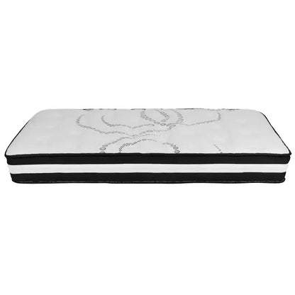 Telaio letto a piattaforma in metallo da 14 pollici con materasso a molle insacchettate da 10 pollici in scatola e topper in memory foam con gel rinfrescante da 2 pollici