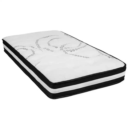 Telaio letto a piattaforma in metallo da 14 pollici con materasso a molle insacchettate da 10 pollici in scatola e topper in memory foam con gel rinfrescante da 2 pollici