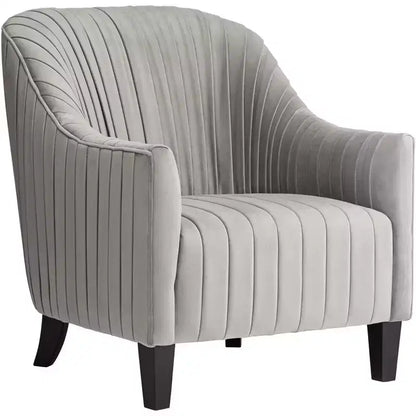 55 Downing Street Liam Gray Pleated Occasional Chair